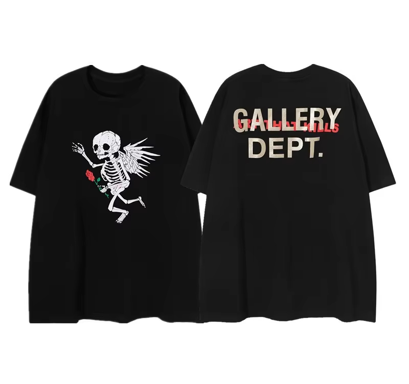 Streetwear High End Brand - สกัลแองเจิลแบรนด์แฟชั่นระดับไฮเอนด์เสื้อยืดผ้าฝ้ายเสื้อยืดลายกราฟิกผู้ชายผู้หญิงฤดูร้อนสตรีทแวร์
