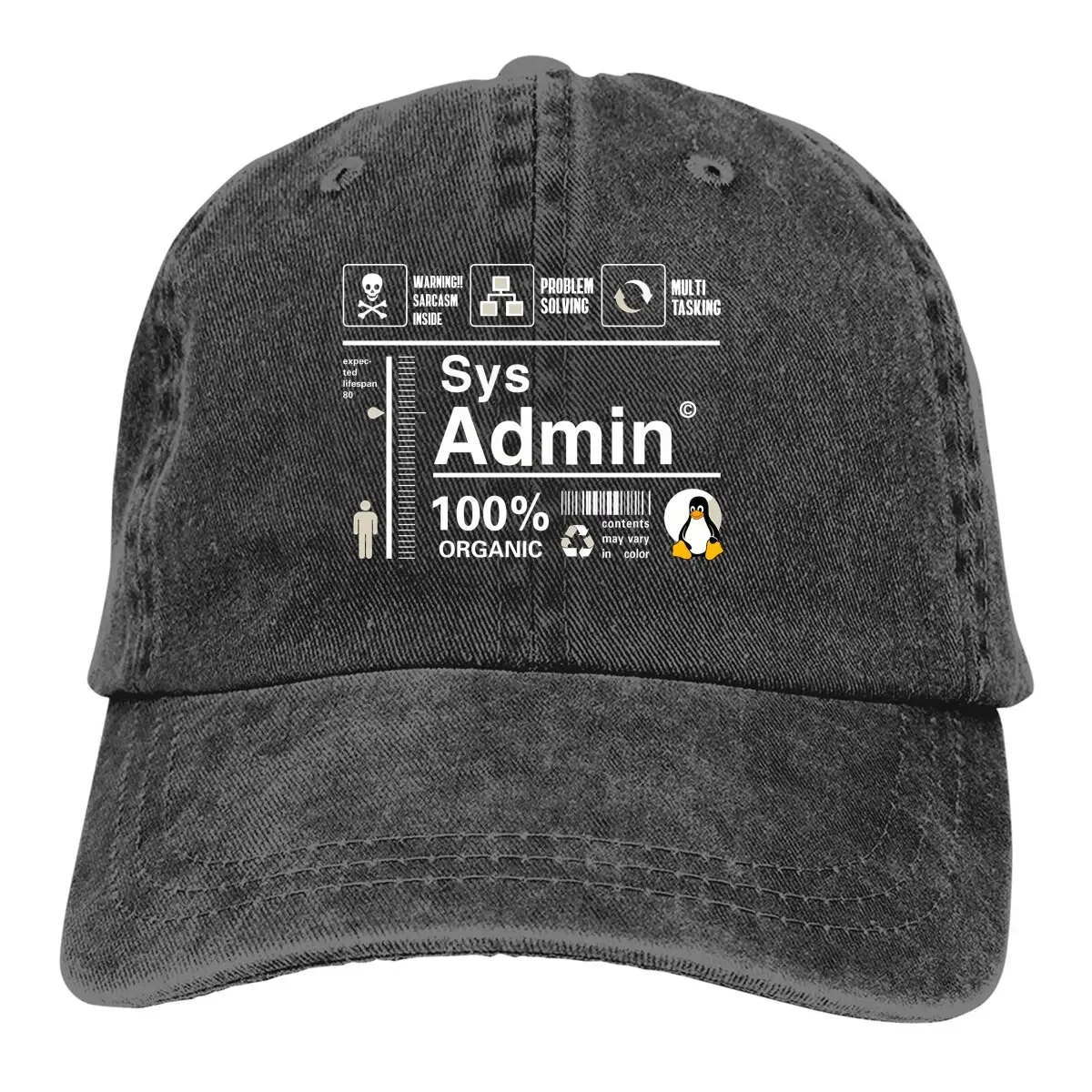 Stussy Bucket Hat - Linux Kit Infographic SYS หมวกเบสบอลเพนกวินผู้ดูแลระบบหมวกสำหรับผู้ชายหมวกป้องกันสำหรับผู้หญิงหมวกคอมพิวเตอร์