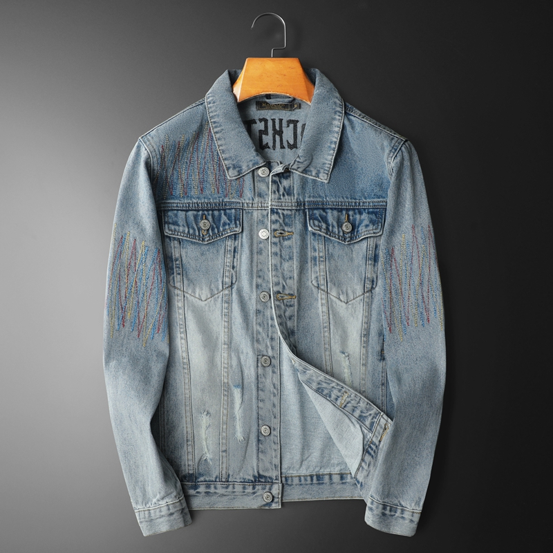 ยี่ห้อVINTAGEล้างDENIMแจ็คเก็ต - Streetwear High End Brand บทวิจารณ์และราคา