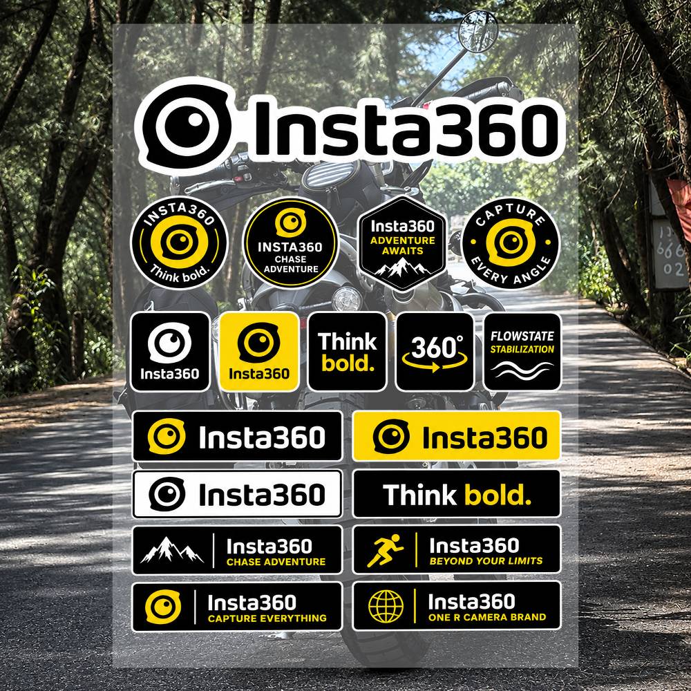 A-I-Insta-A 3-360 ชุดสติกเกอร์ - Streetwear Brand Stickers บทวิจารณ์และราคา