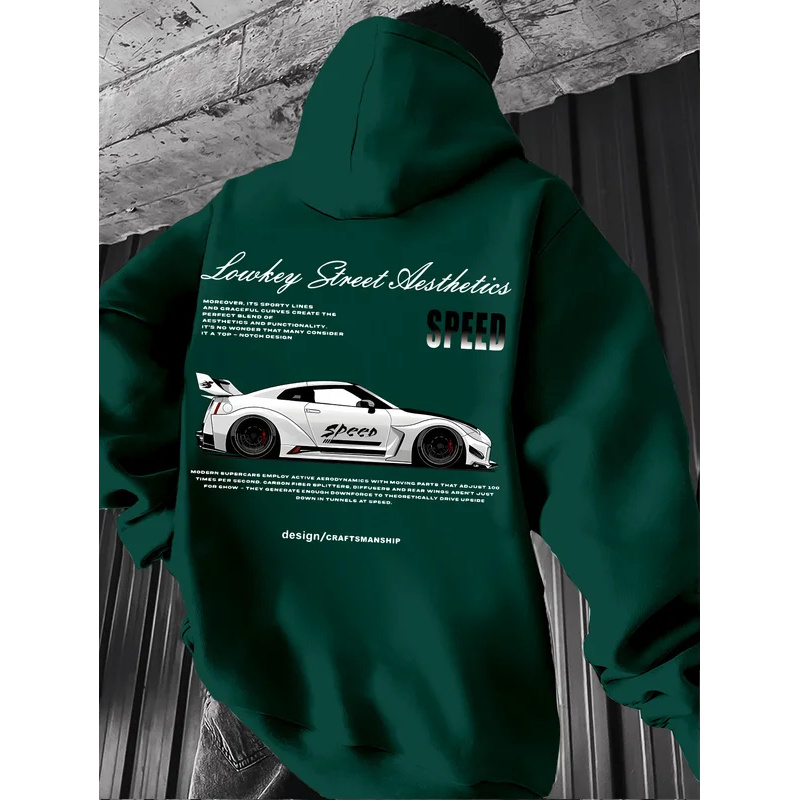 เสื้อฮู้ดลายกราฟิกสปอร์ตคาร์รุ - Fear Of God Essential บทวิจารณ์และราคา
