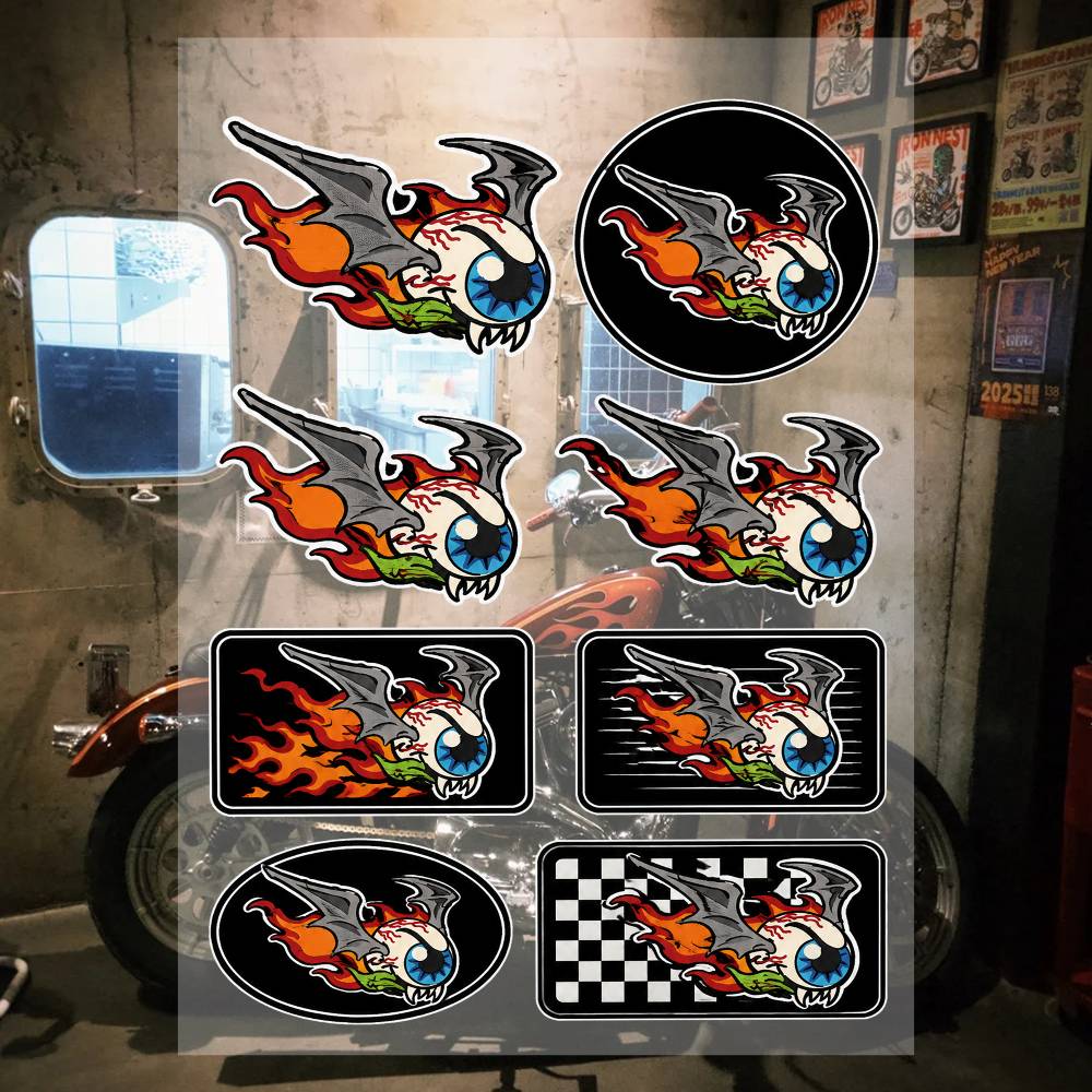 ชุดสติกเกอร์แบรนด์ Flying Eyeb - Streetwear Brand Stickers บทวิจารณ์และราคา