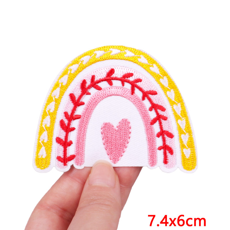 การ์ตูนสายรุ้งแพทช์ปักสําหรับเ - Streetwear Brand Stickers บทวิจารณ์และราคา