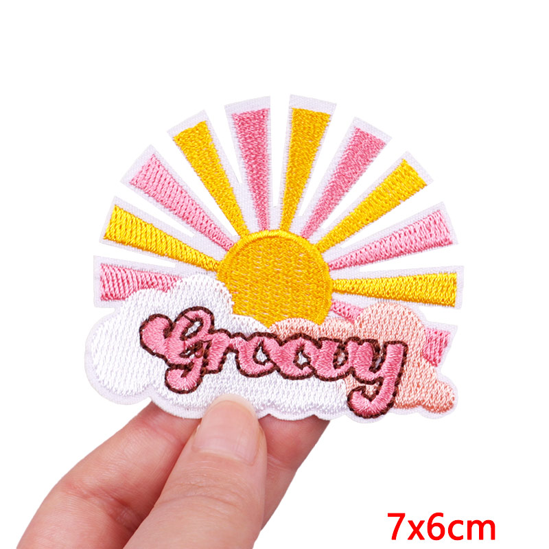 การ์ตูนสายรุ้งแพทช์ปักสําหรับเ - Streetwear Brand Stickers บทวิจารณ์และราคา